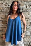 Essential Summer Chambray Super Swing Vest